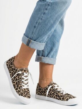 Blowfish Malibu Animal Print Sneakers Women Size 9.5